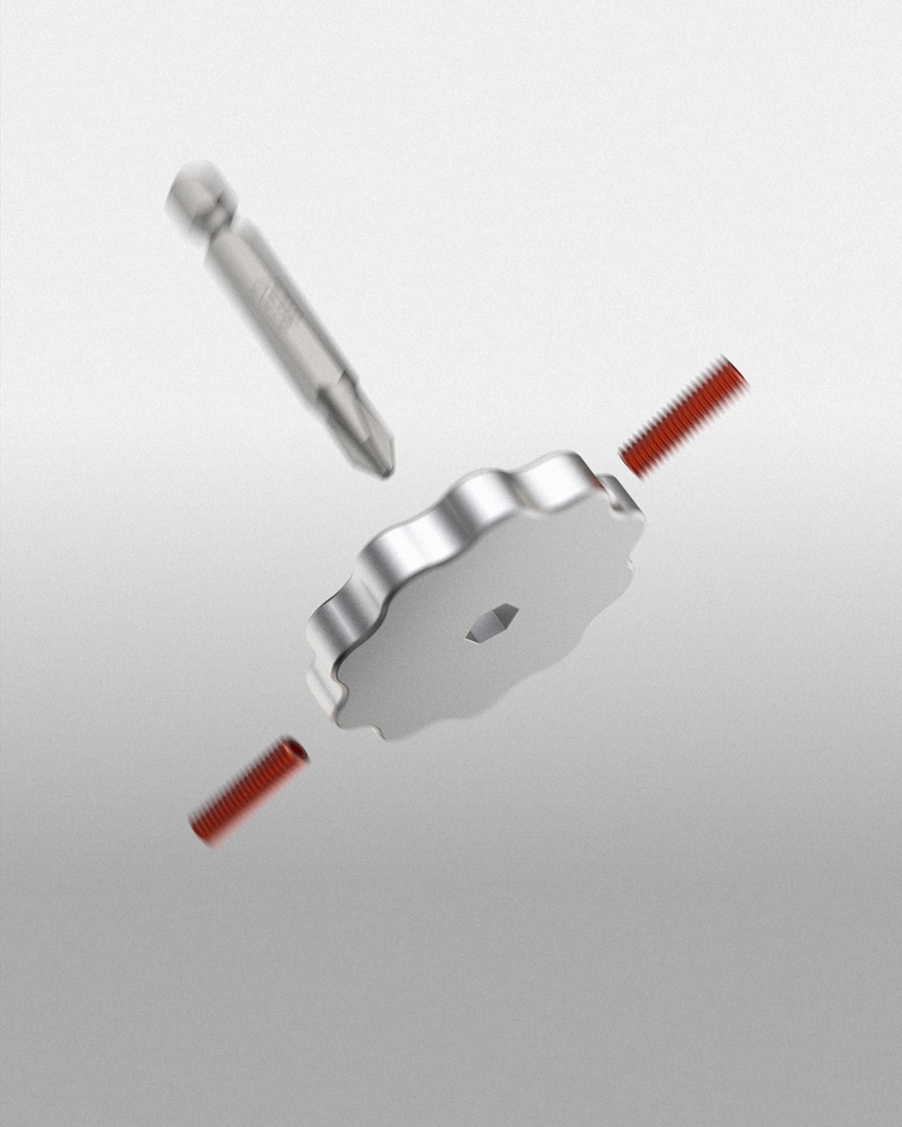 Drillbit Gyro，bolt driver，Desktop Unzip，Creative tools，EDC，