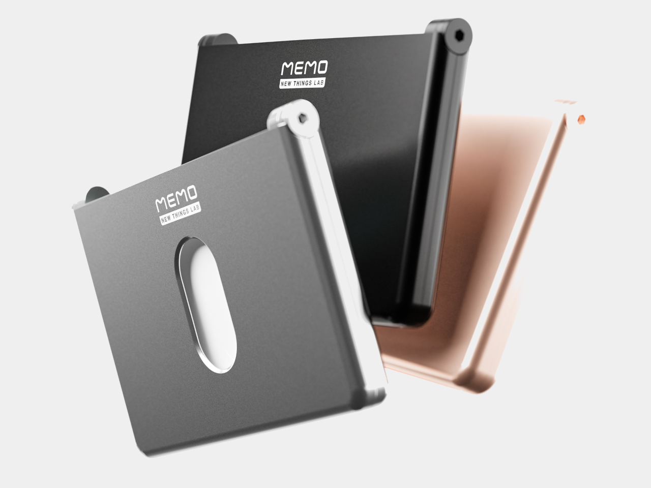 MEMO Whiteboard Wallet，Aluminum card package，erasable whiteboard，Portable card case，RFID anti-theft，