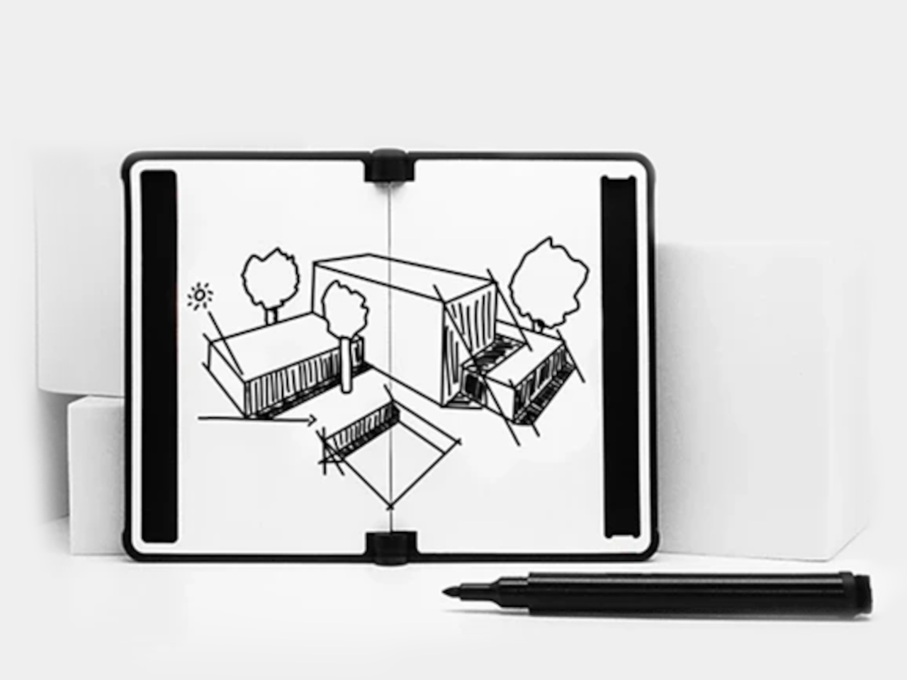 MEMO Whiteboard Wallet，Aluminum card package，erasable whiteboard，Portable card case，RFID anti-theft，