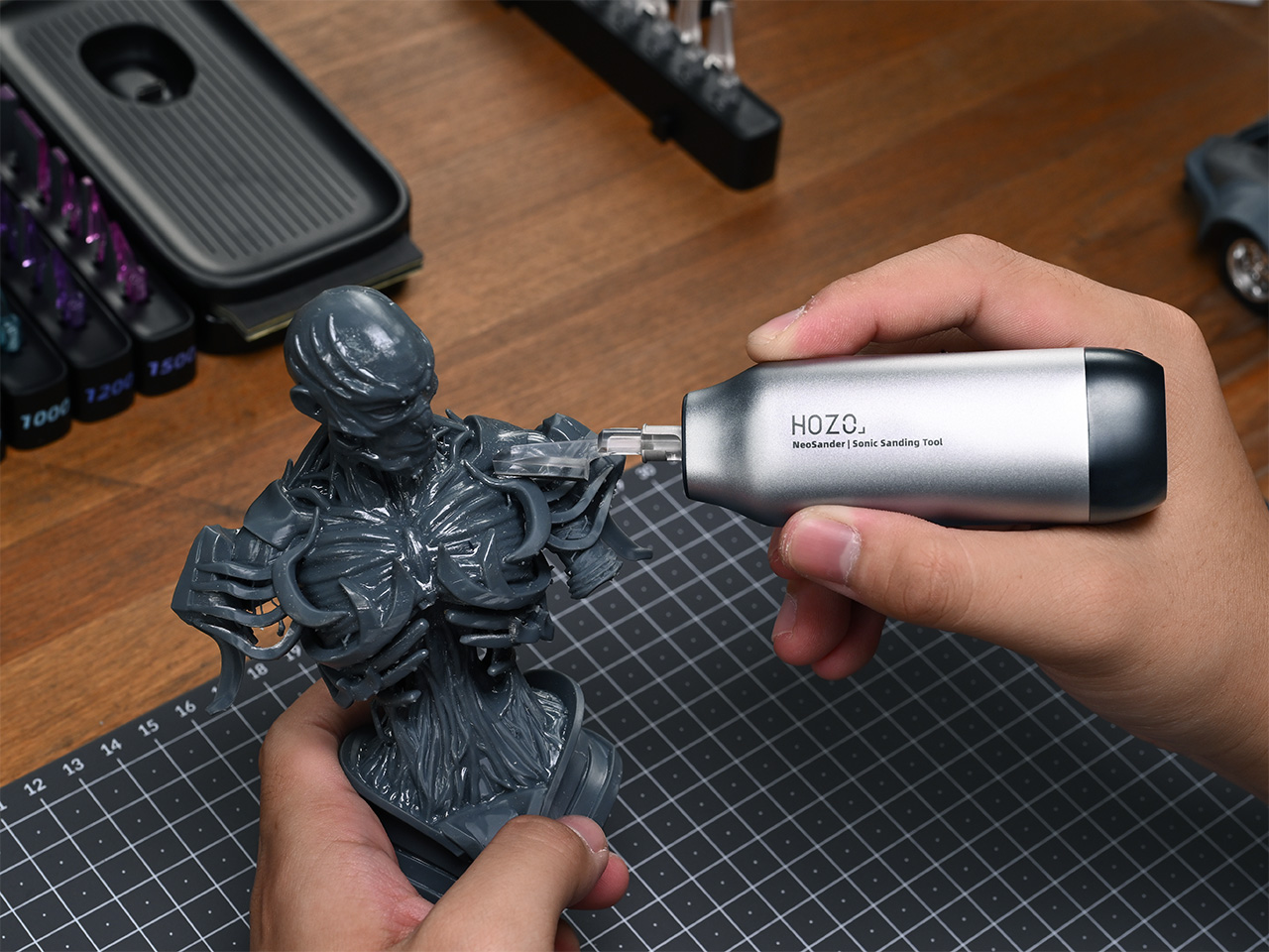 NeoSander，micro-sander，3D printing grinding，Linear motor，Dry and wet sanding，