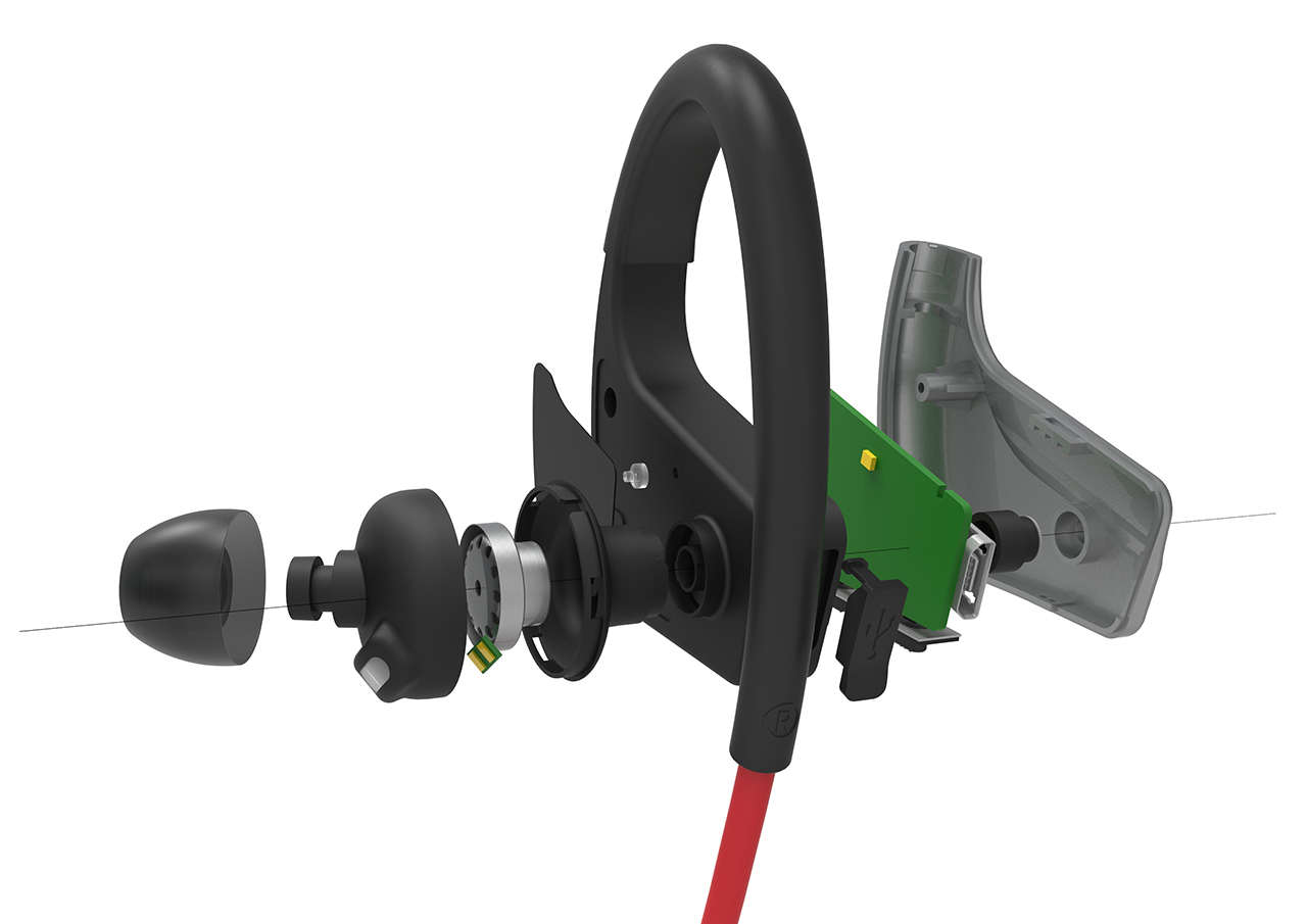 Headphones, intelligent monitoring, sports headphones，