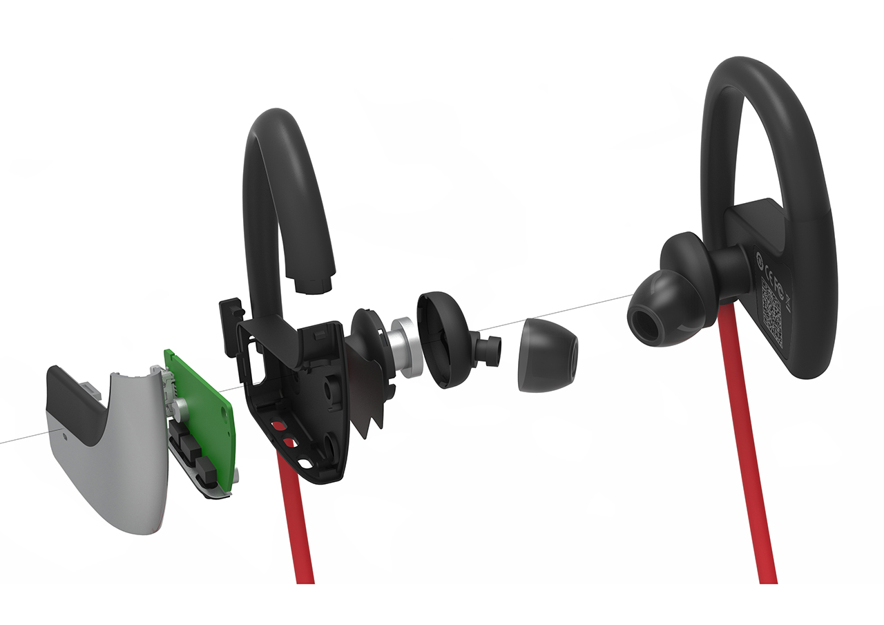 Headphones, intelligent monitoring, sports headphones，