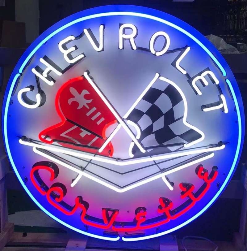 American retro neon works，