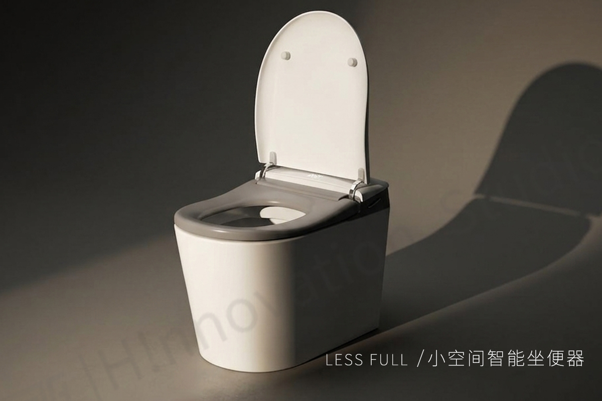 Intelligent toilet，Original design，Mass production products，Large-sized apartment，Smart home，bathroom，Design case，