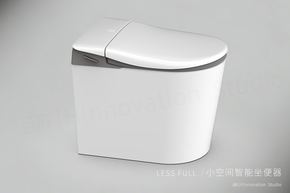 Intelligent toilet，Original design，Mass production products，Large-sized apartment，Smart home，bathroom，Design case，