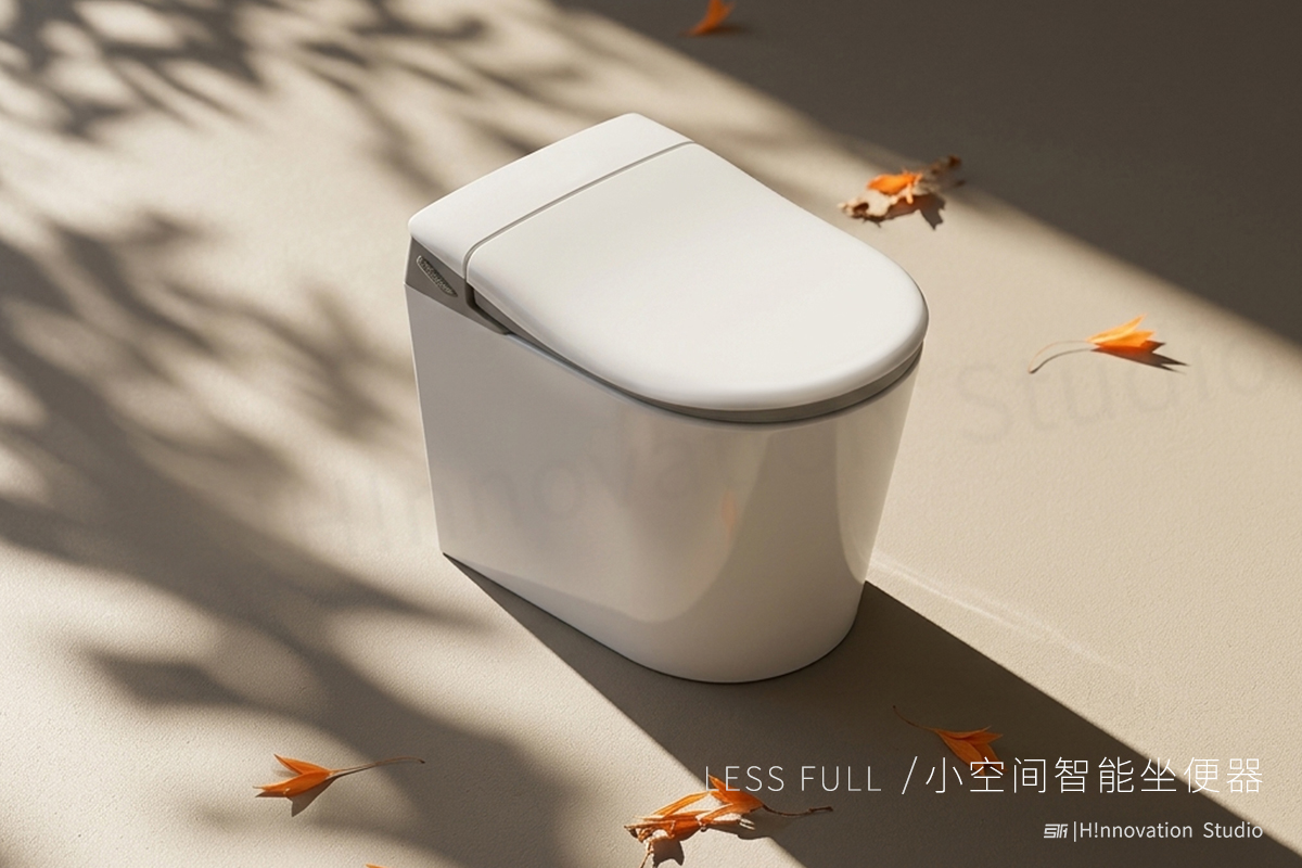 Intelligent toilet，Original design，Mass production products，Large-sized apartment，Smart home，bathroom，Design case，