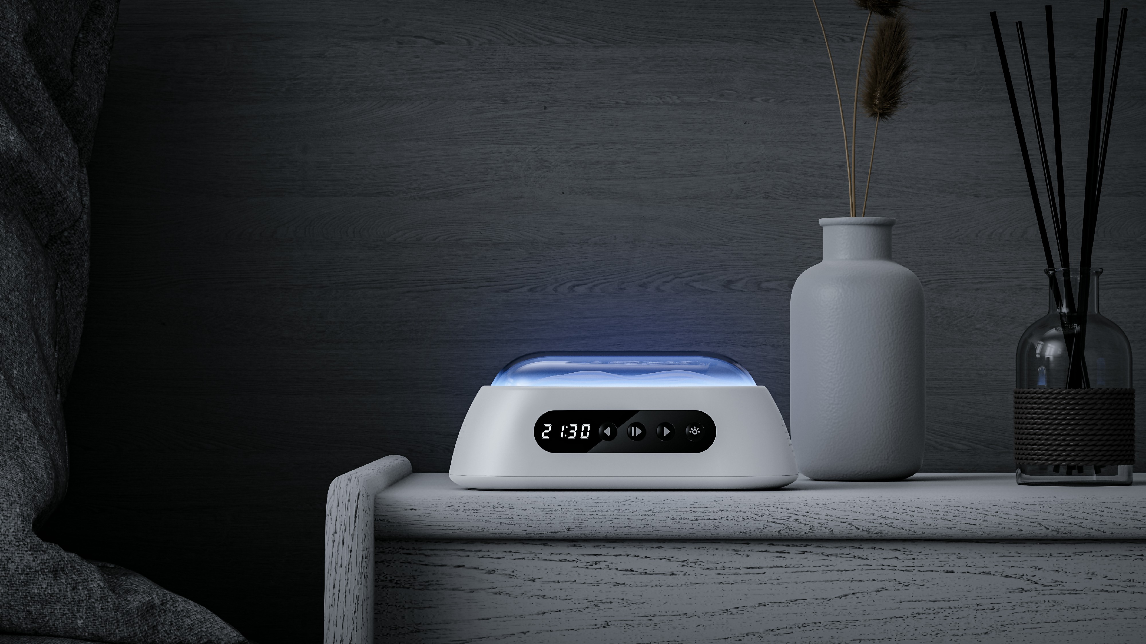 White noise，Night light，Bluetooth Speaker ，atmosphere，texture，lighting，