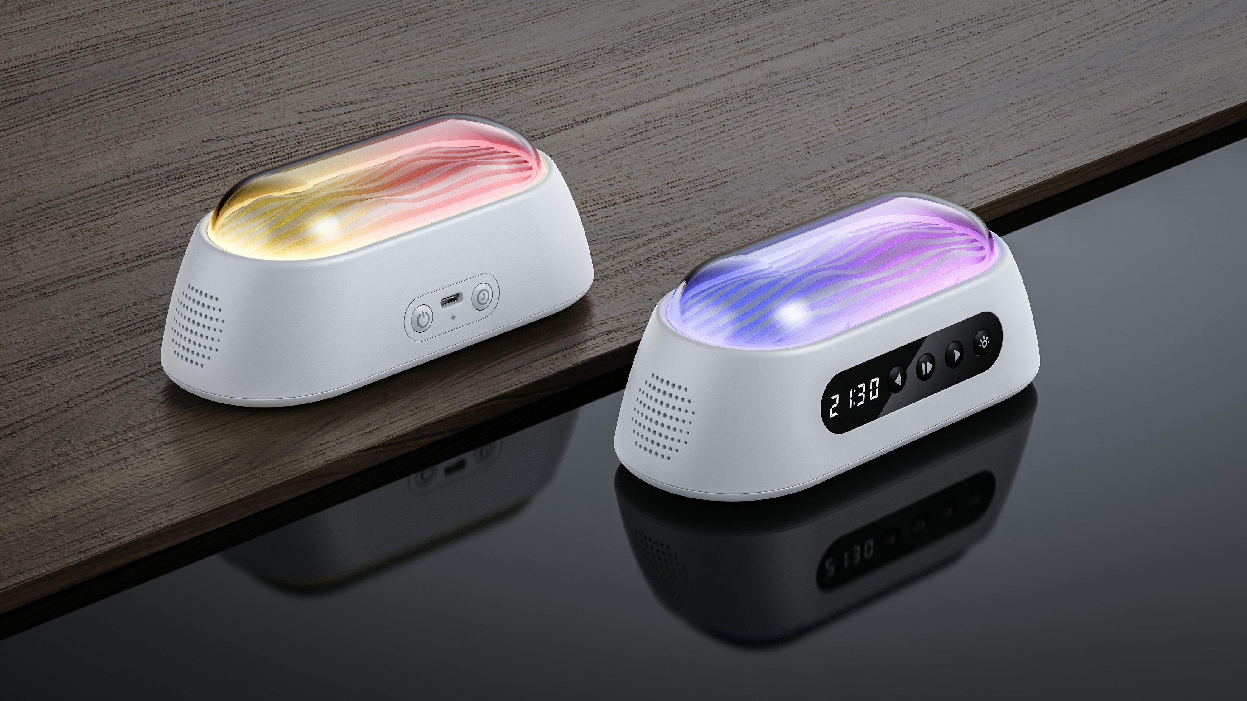 White noise，Night light，Bluetooth Speaker ，atmosphere，texture，lighting，