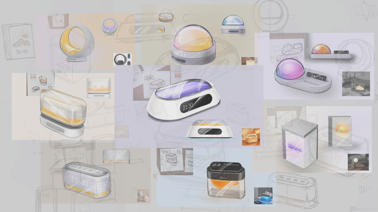 White noise，Night light，Bluetooth Speaker ，atmosphere，texture，lighting，