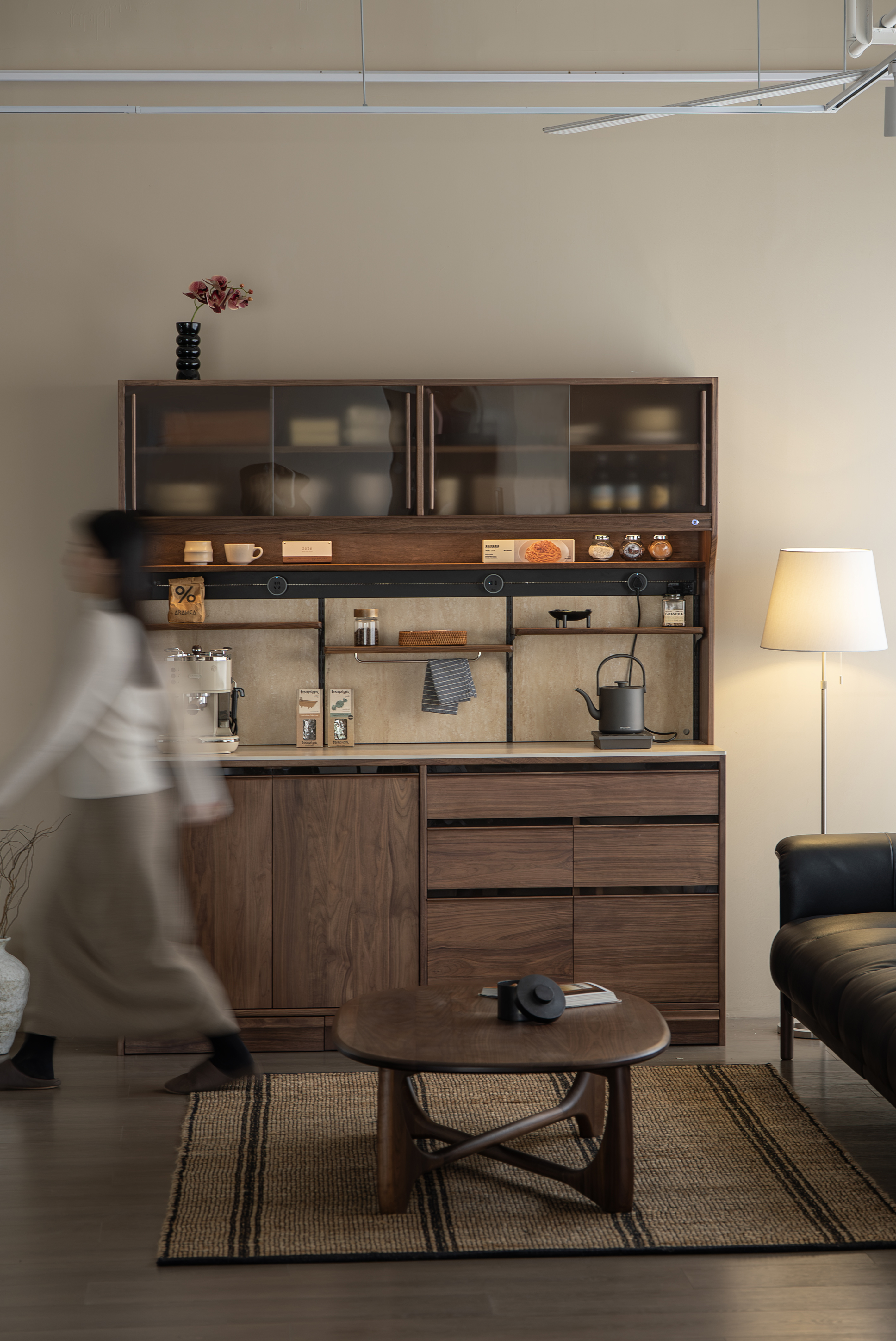 Sideboard，furniture design ，Residential Furniture，Solid wood furniture，Original design，Black walnut furniture，