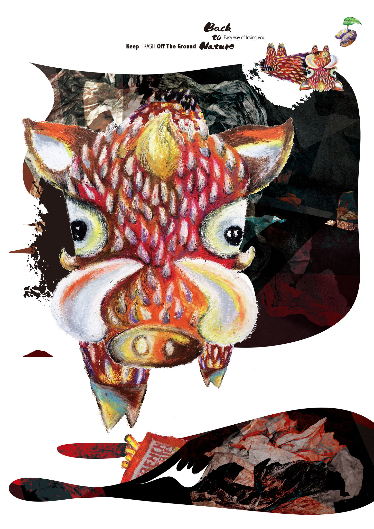 poster，Back to nature，originality，2018if Award，