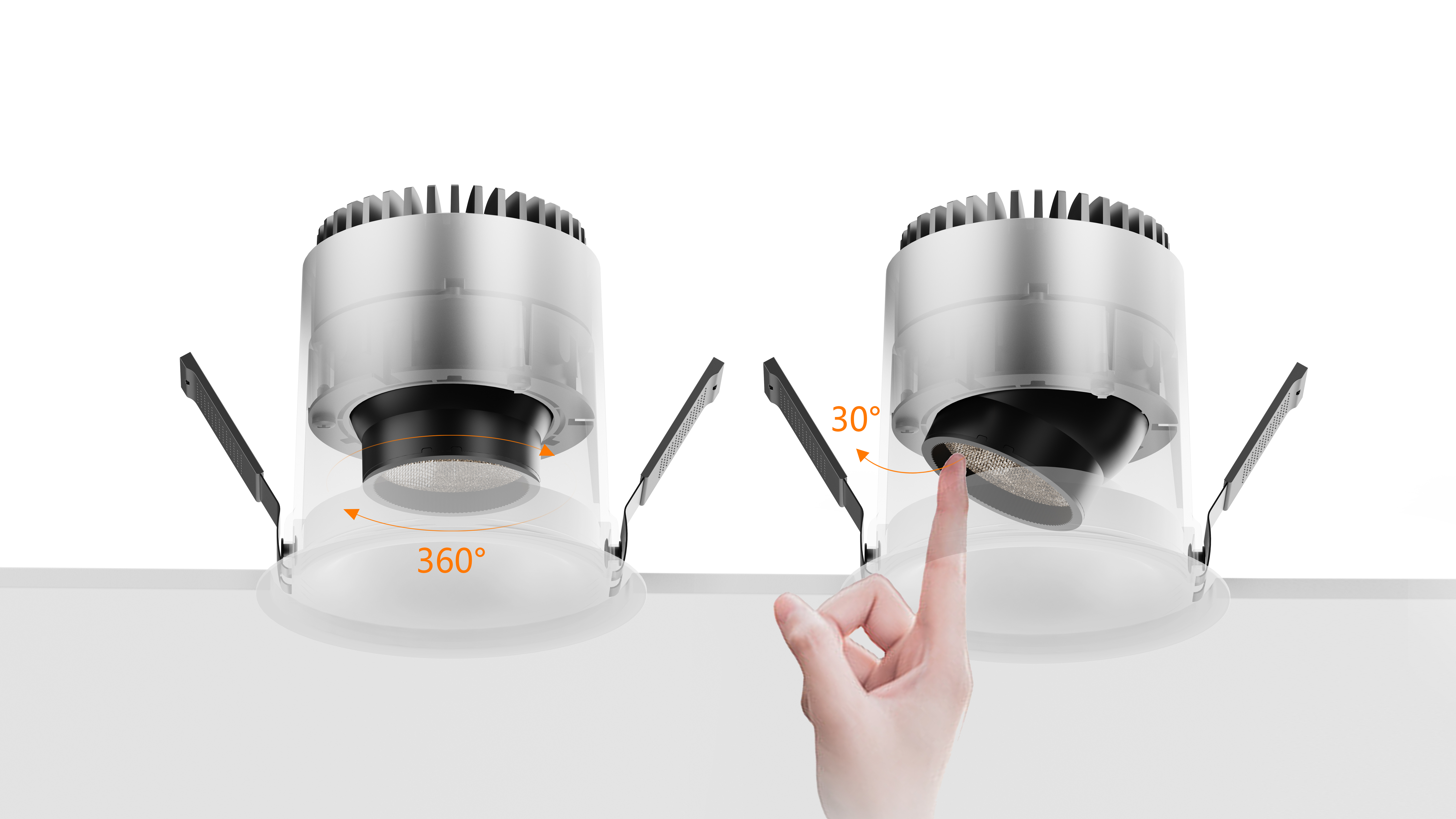 Spotlights, downlights, international awards，