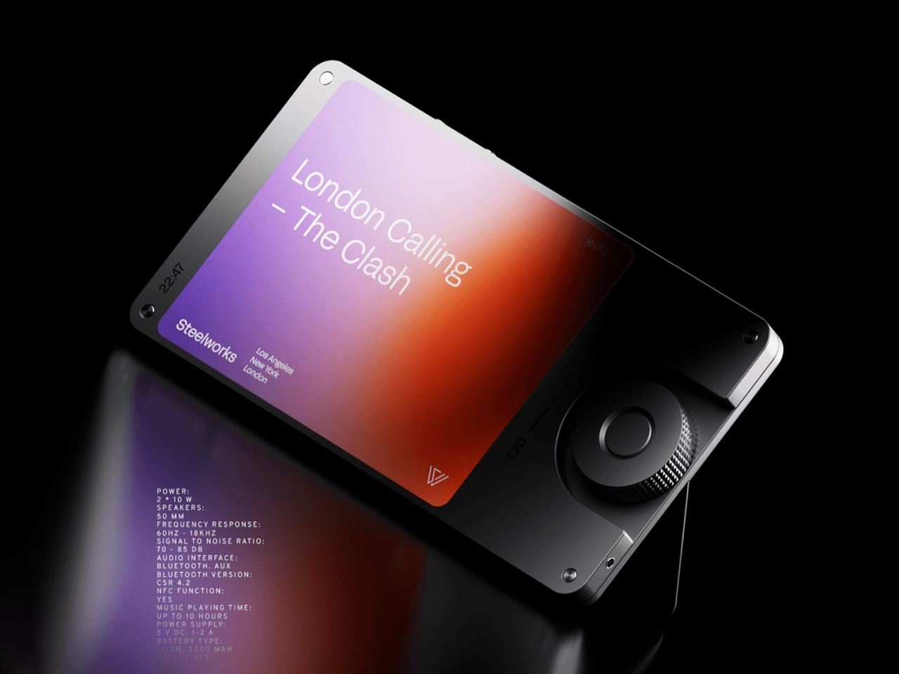 music player ，conceptual design，SW-1，Digital，