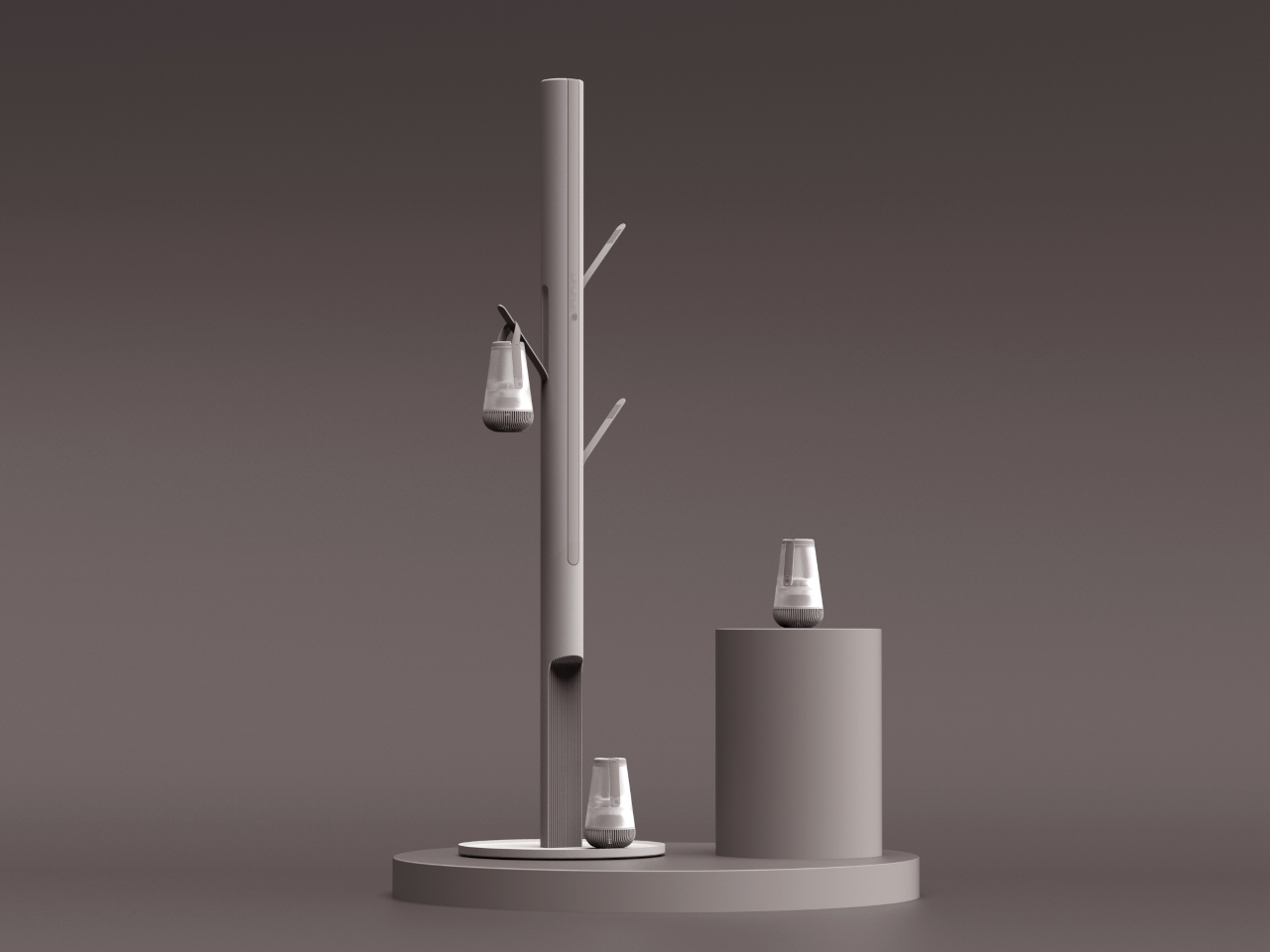 Calmtern，Concept product，loudspeaker box，Lighting tools，