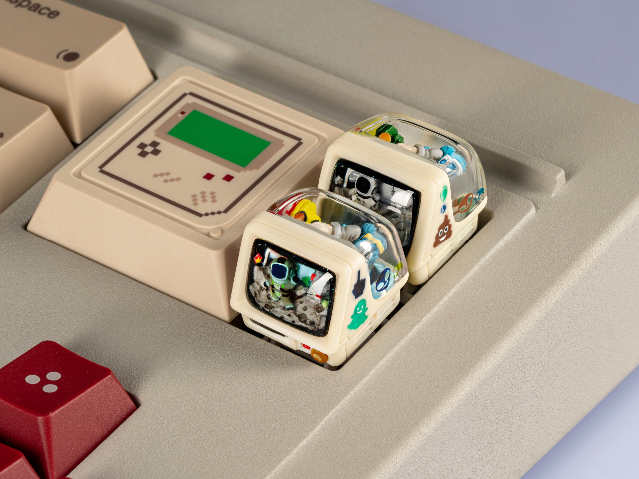 Handmade art keycap，Jelly Key，Digital，electronic product，