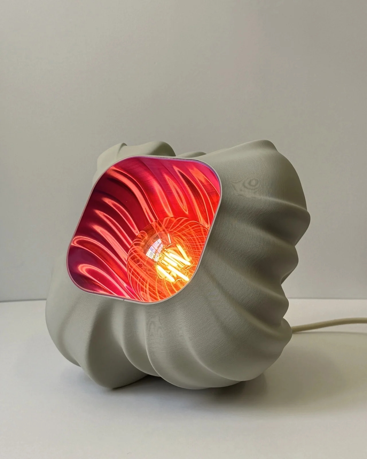 Soufflé Ceramic，Ceramic lamp，lamps and lanterns，3D printing technology，