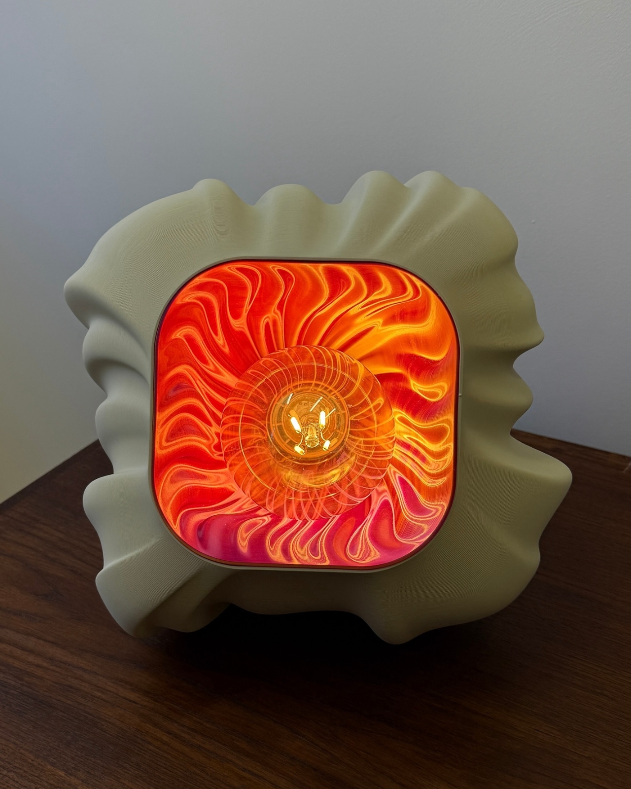 Soufflé Ceramic，Ceramic lamp，lamps and lanterns，3D printing technology，