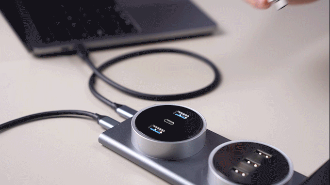 Magnetic charging plug strip，modularization，TobenOne，Digital，