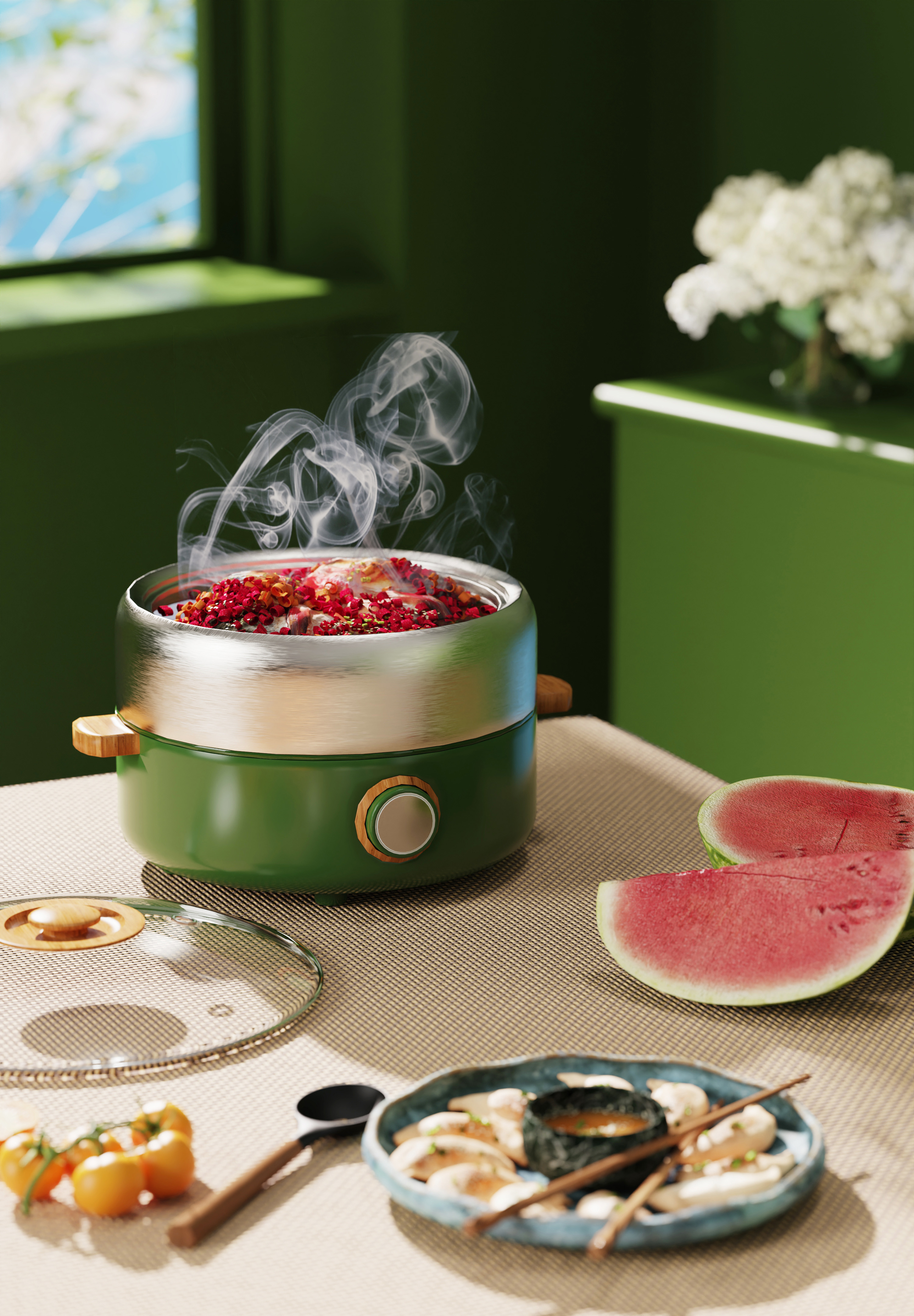 KeyShot Scene，Keyshot rendering，Keyshot scene rendering，