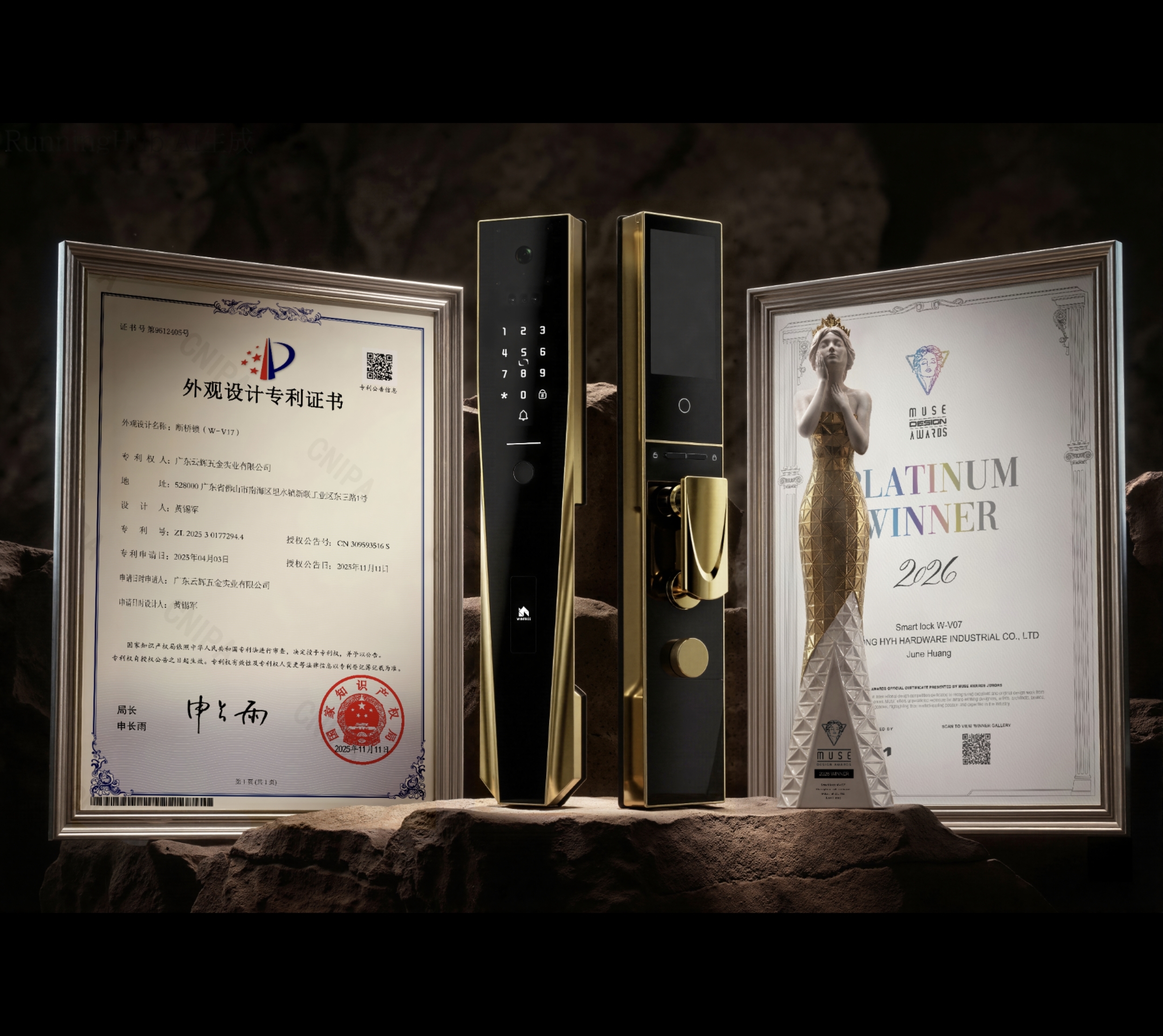 Original design，Design，product design，Intelligent lock，