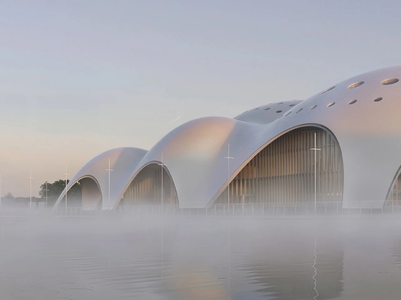 theater，Architecture，environmental design，Isola della Musica，