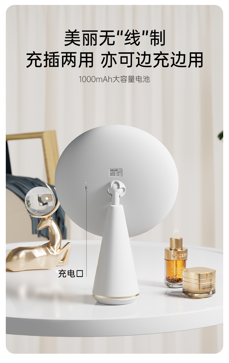 Cosmetic mirror，Gehu，