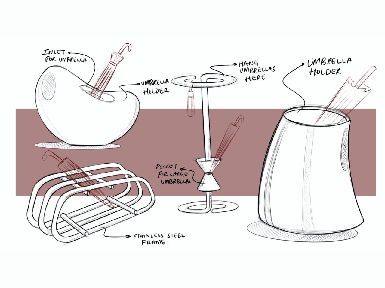 InBetween，Ring Umbrella Rack，Housewear & Furnishings，articles for daily use，