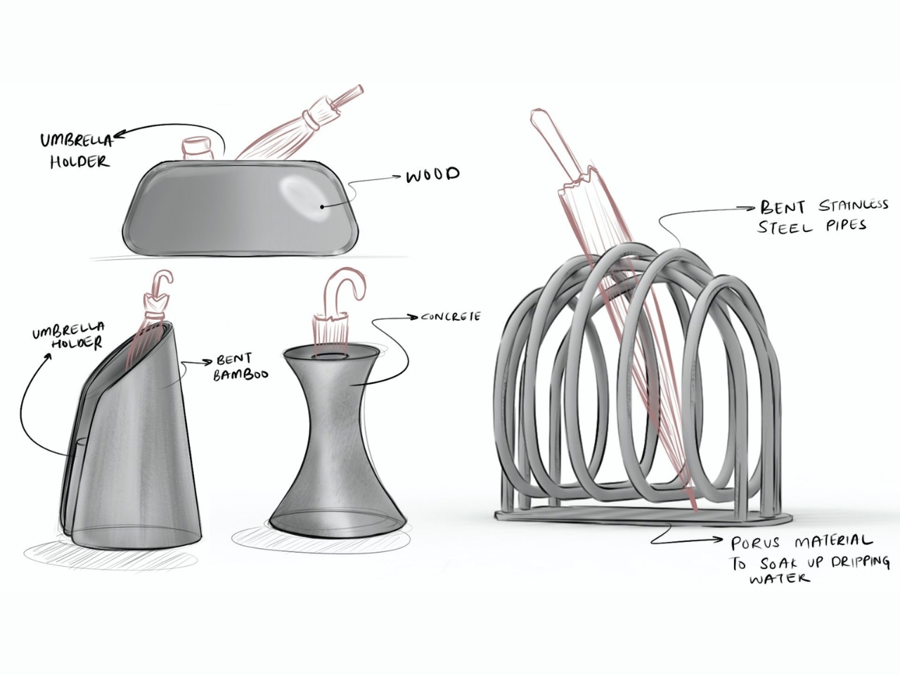 InBetween，Ring Umbrella Rack，Housewear & Furnishings，articles for daily use，