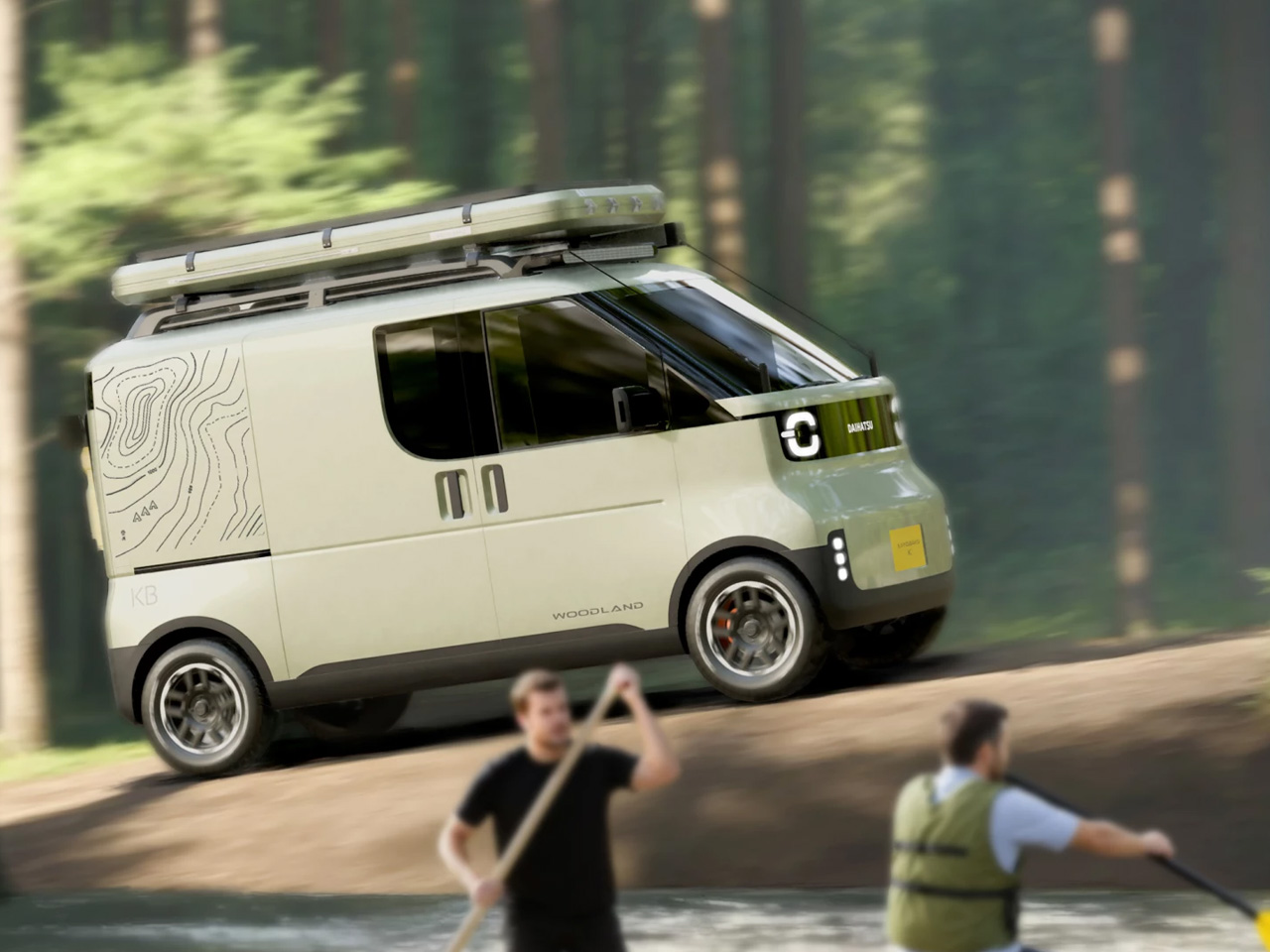 Miniature Camper，Kayoibako-K，Concept Car，vehicle，