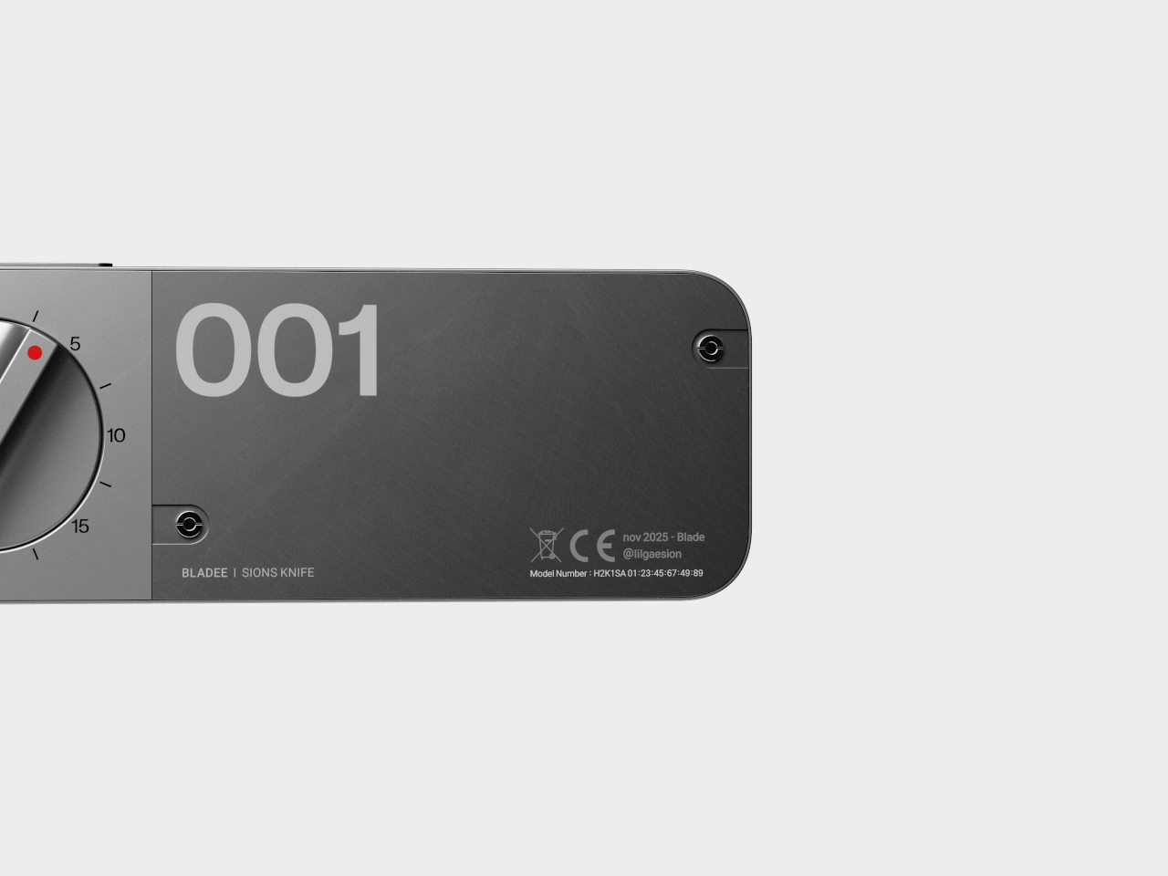 Dial，The knife，conceptual design，Office Supplies，