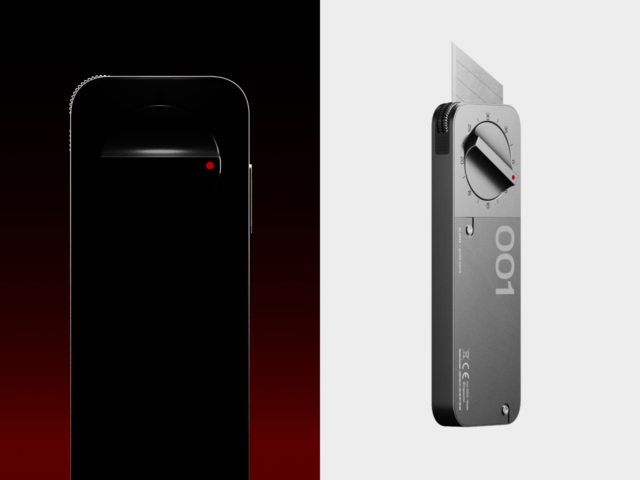 Dial，The knife，conceptual design，Office Supplies，