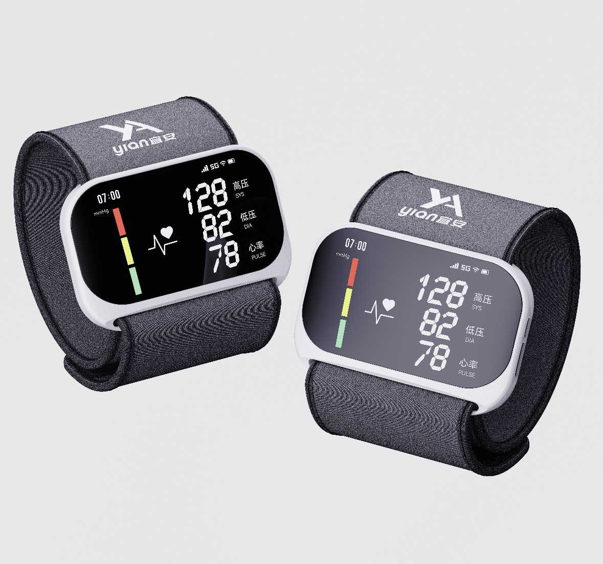 Medical products，industrial design，product design，sphygmomanometer，Clock design，Rhinoceros modeling，Yi An，