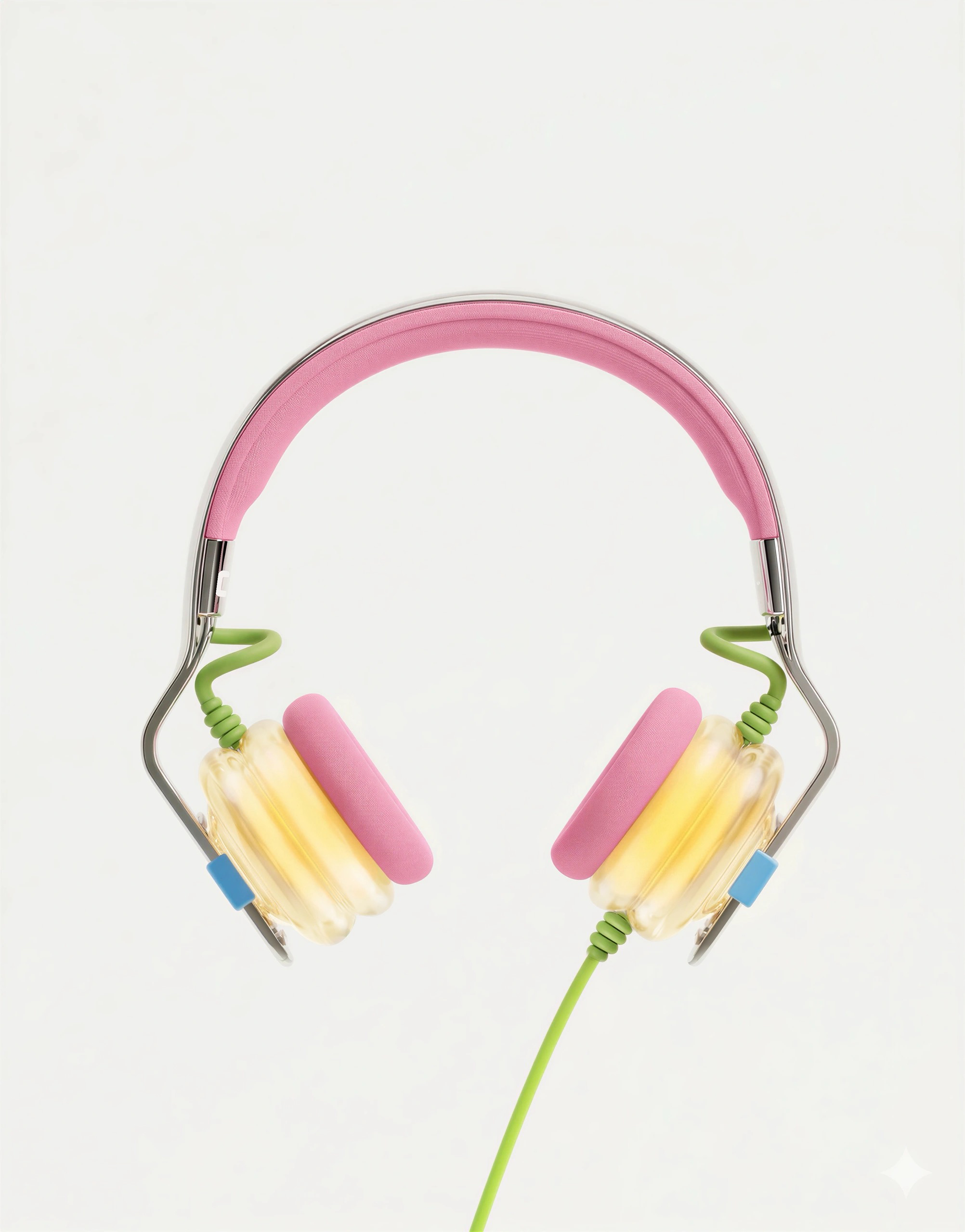 Headphones, donut lights, tide play，