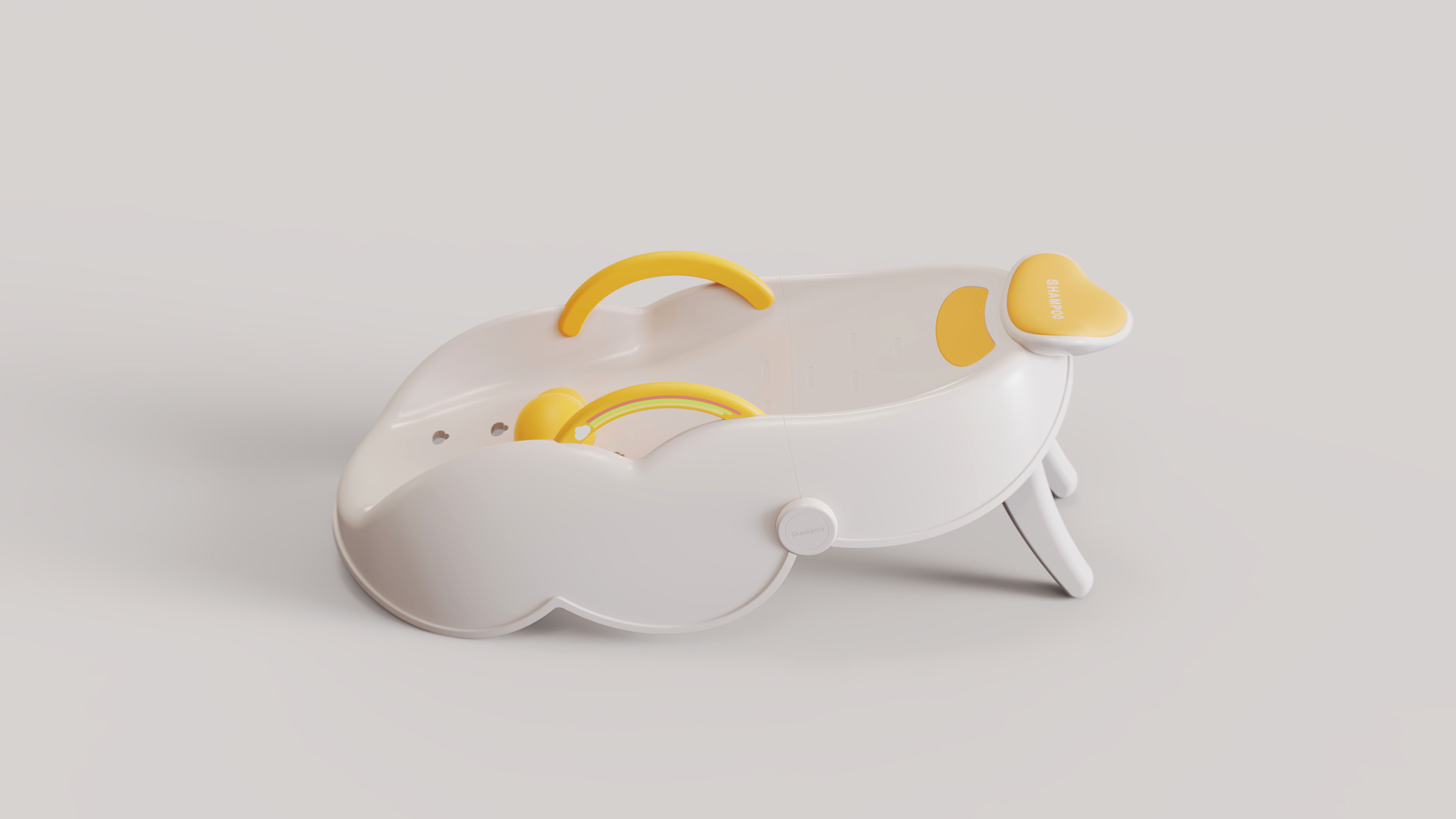 product design，industrial design，Creative appearance，Children's products，Shampoo bed，