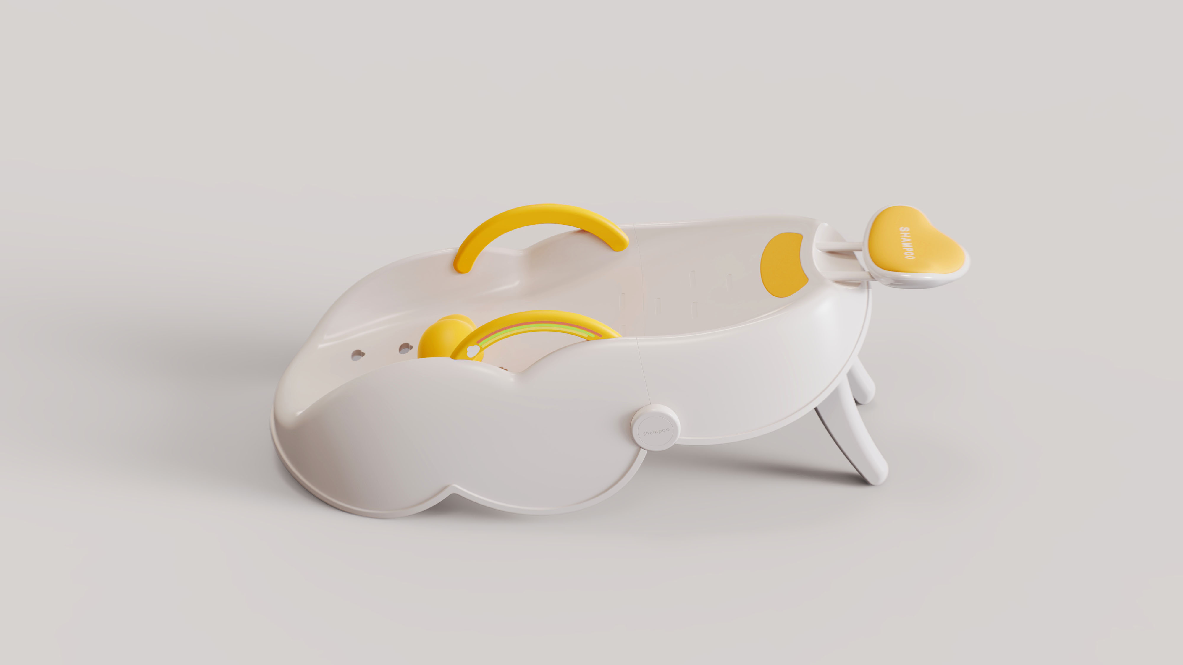 product design，industrial design，Creative appearance，Children's products，Shampoo bed，