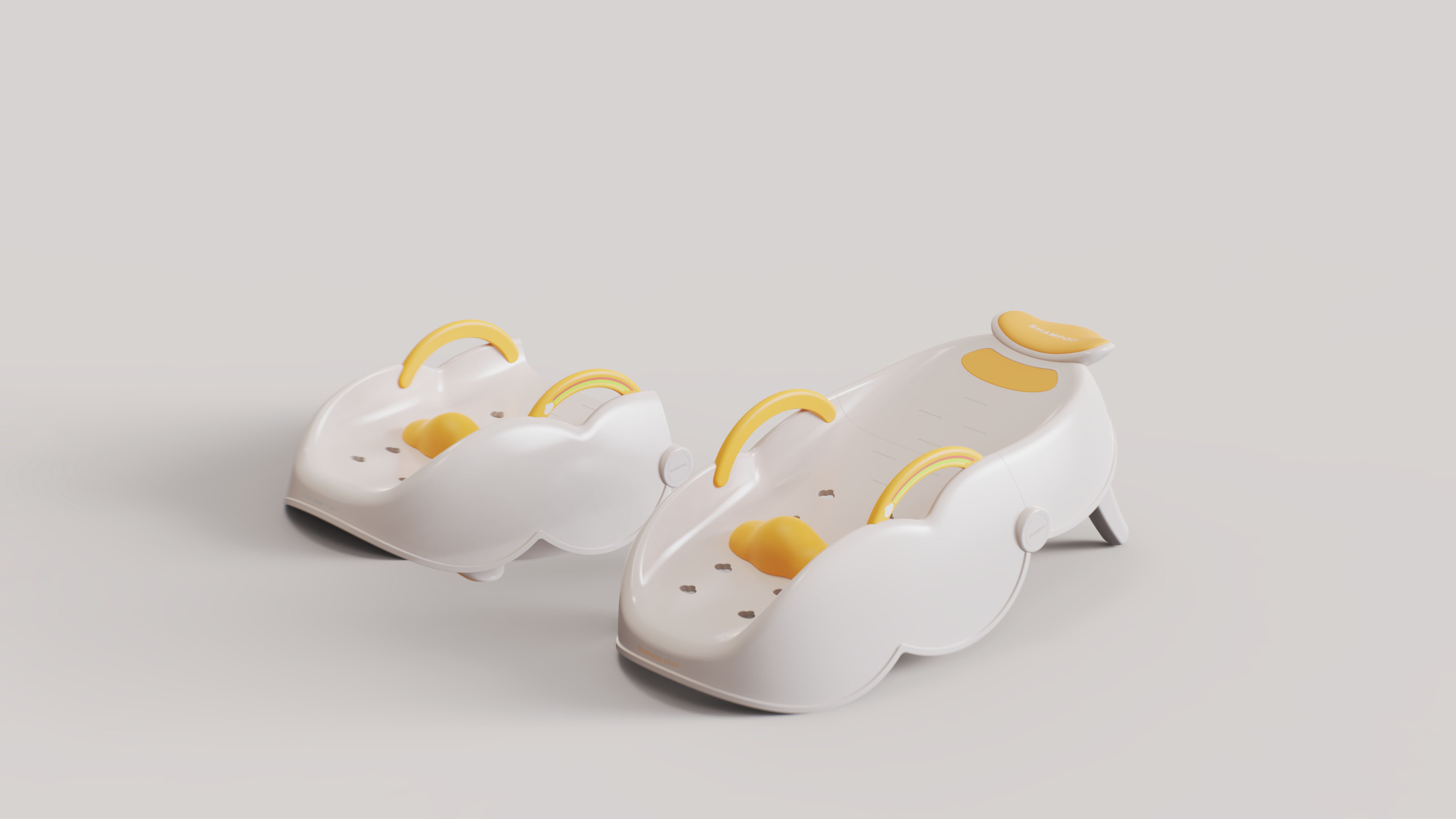 product design，industrial design，Creative appearance，Children's products，Shampoo bed，