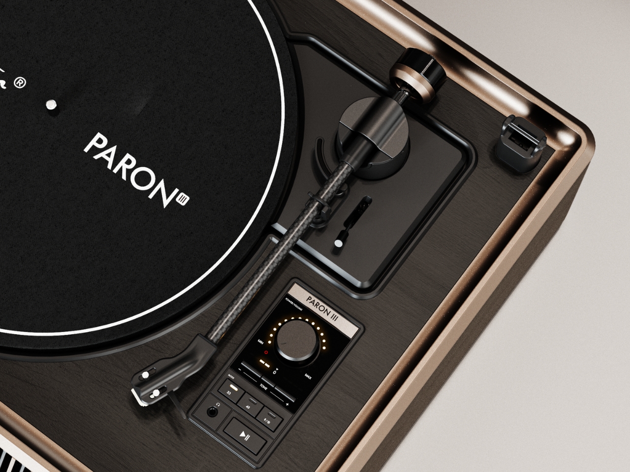 PARON III，Vinyl record player，electronic product，Audio equipment，