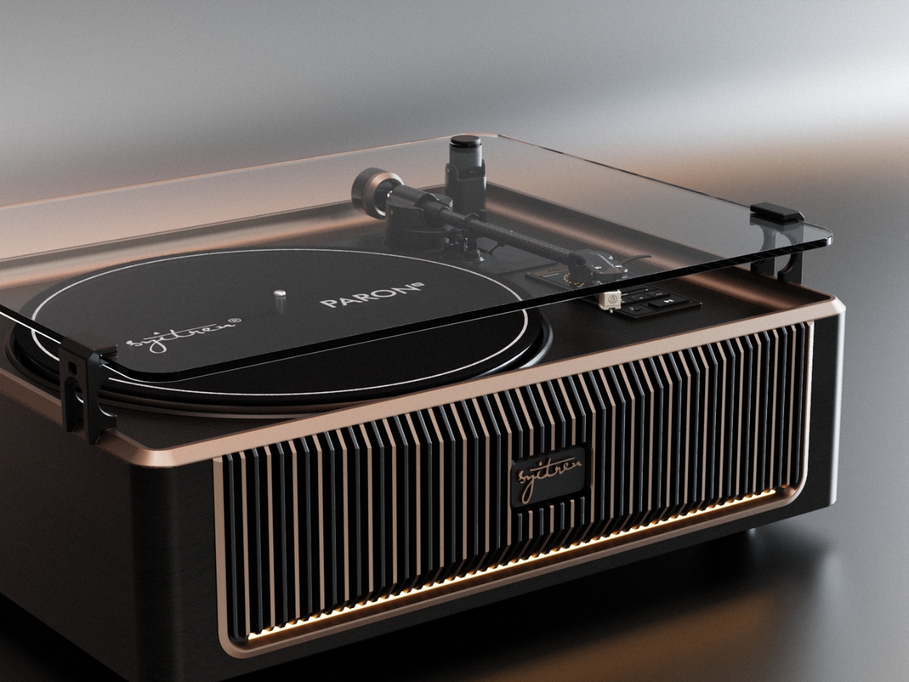 PARON III，Vinyl record player，electronic product，Audio equipment，