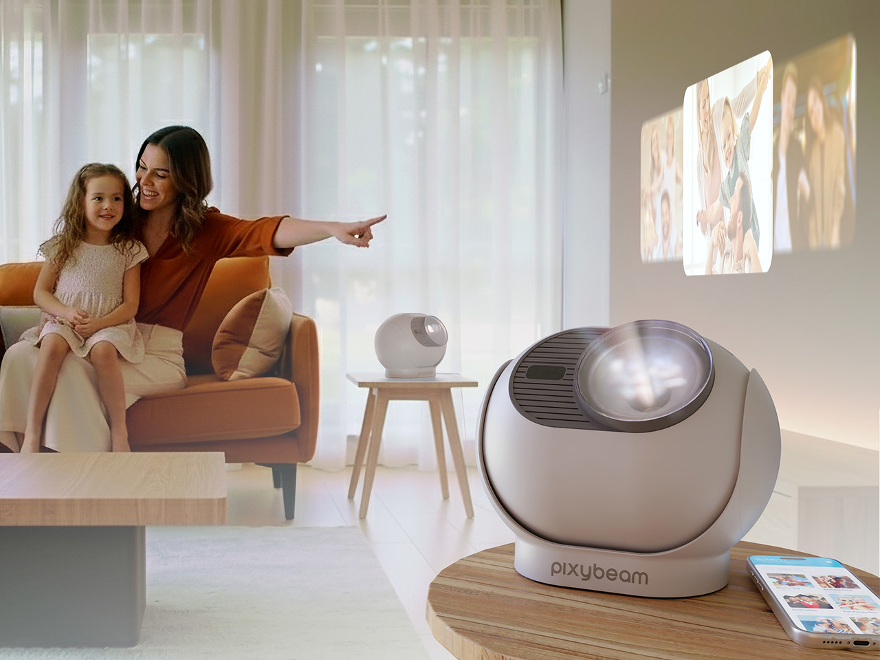 PixyBeam，Digital，Electronic equipment，Projection Digital Photo Frame，