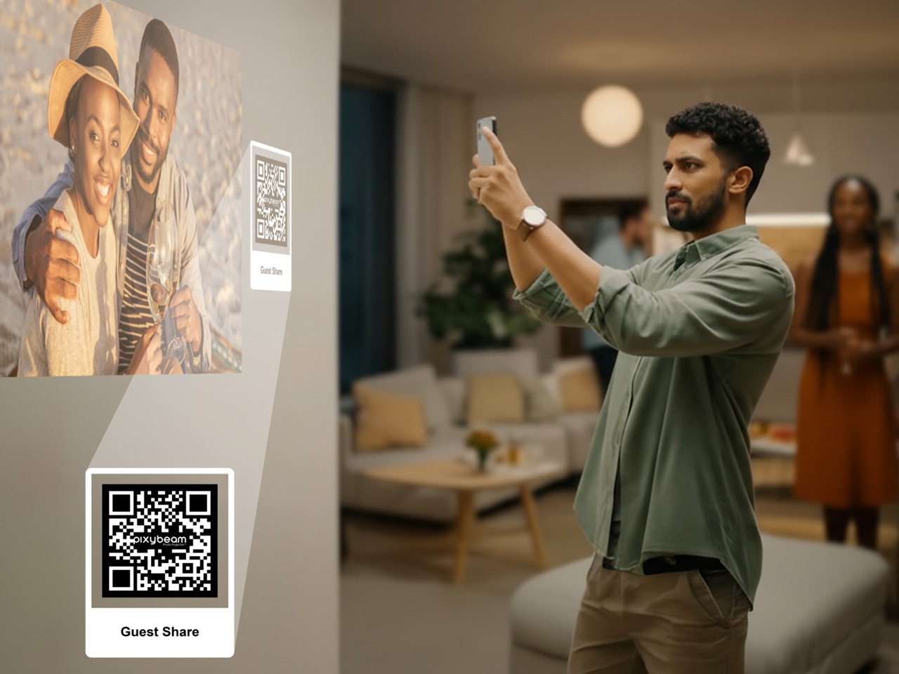 PixyBeam，Digital，Electronic equipment，Projection Digital Photo Frame，