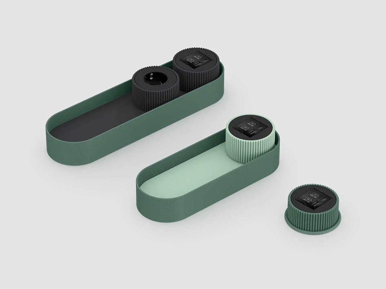 Modular desktop patch panel，3D printing，electronic product，