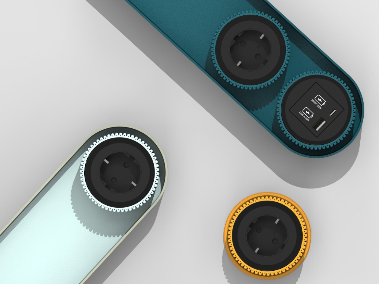 Modular desktop patch panel，3D printing，electronic product，