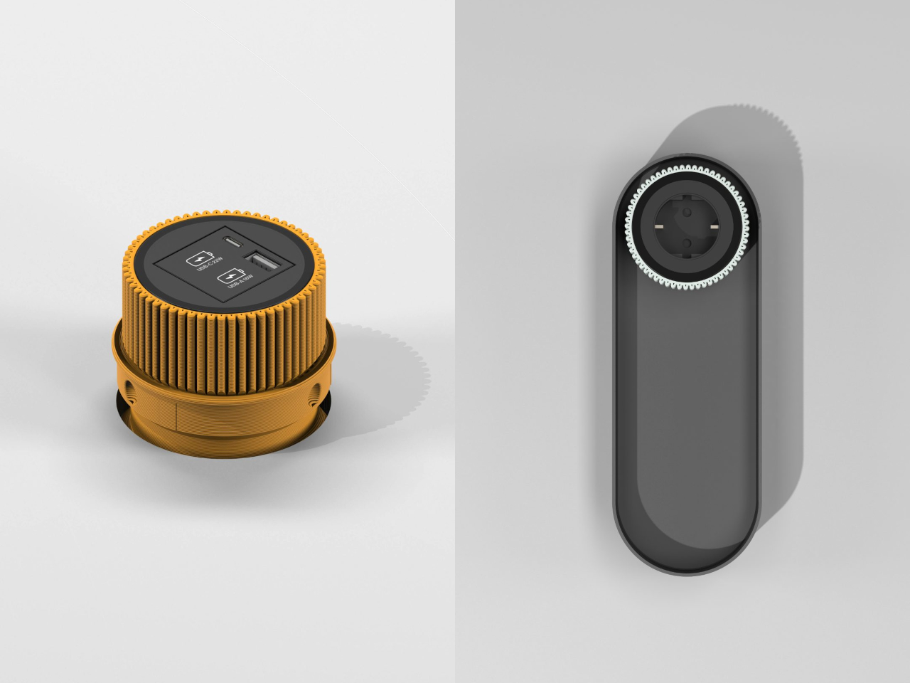 Modular desktop patch panel，3D printing，electronic product，