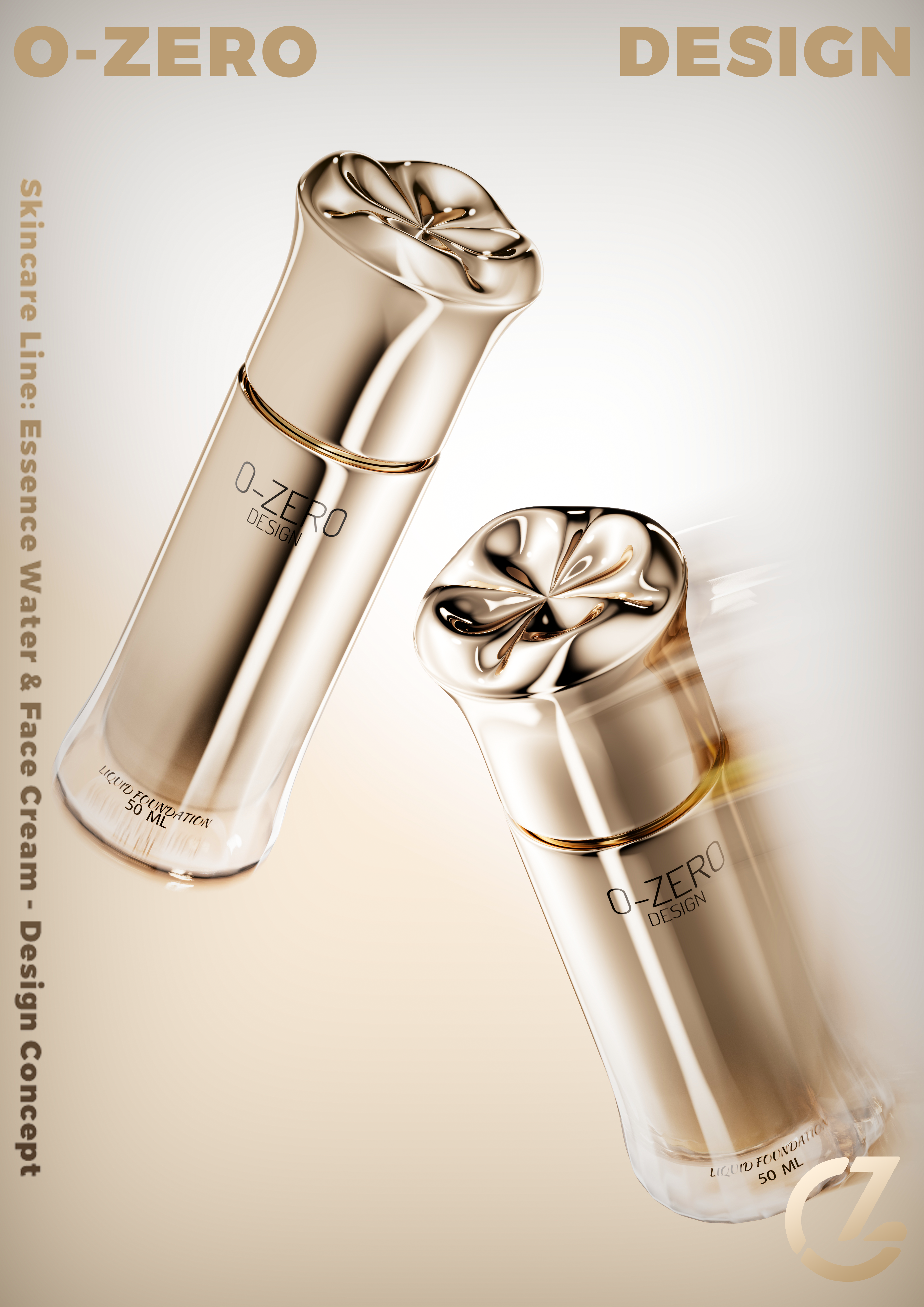 Beauty makeup，packing，Glass，skin care products，Packing material，Essence，Lipstick，Liquid Foundation，