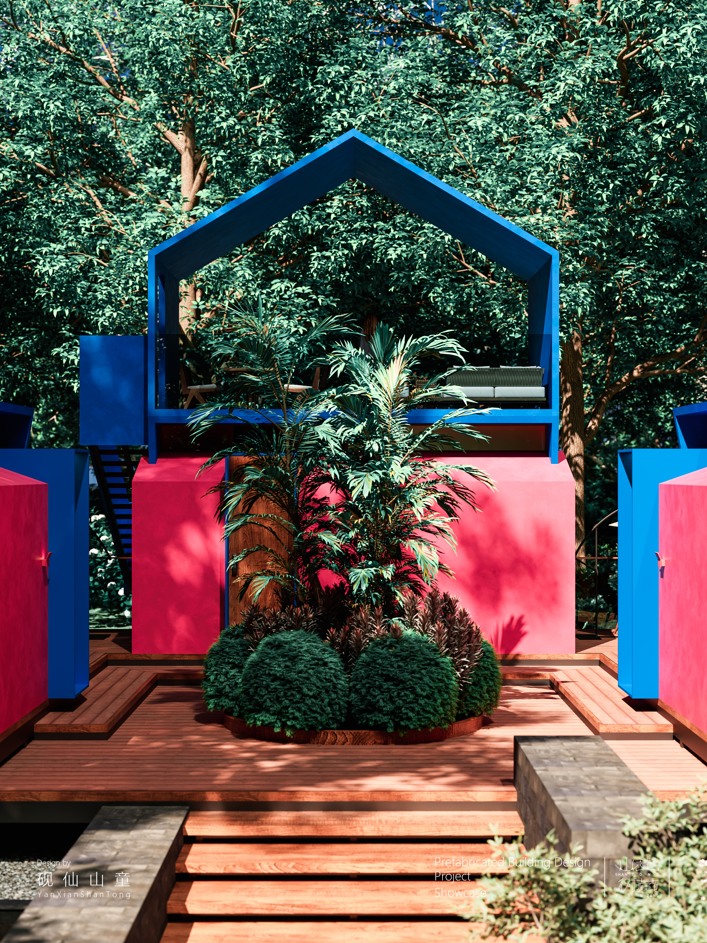 Prefabricated Building，Outdoor architecture，Outdoor house，environmental design，building design，space design ，Modular building，Home stay，