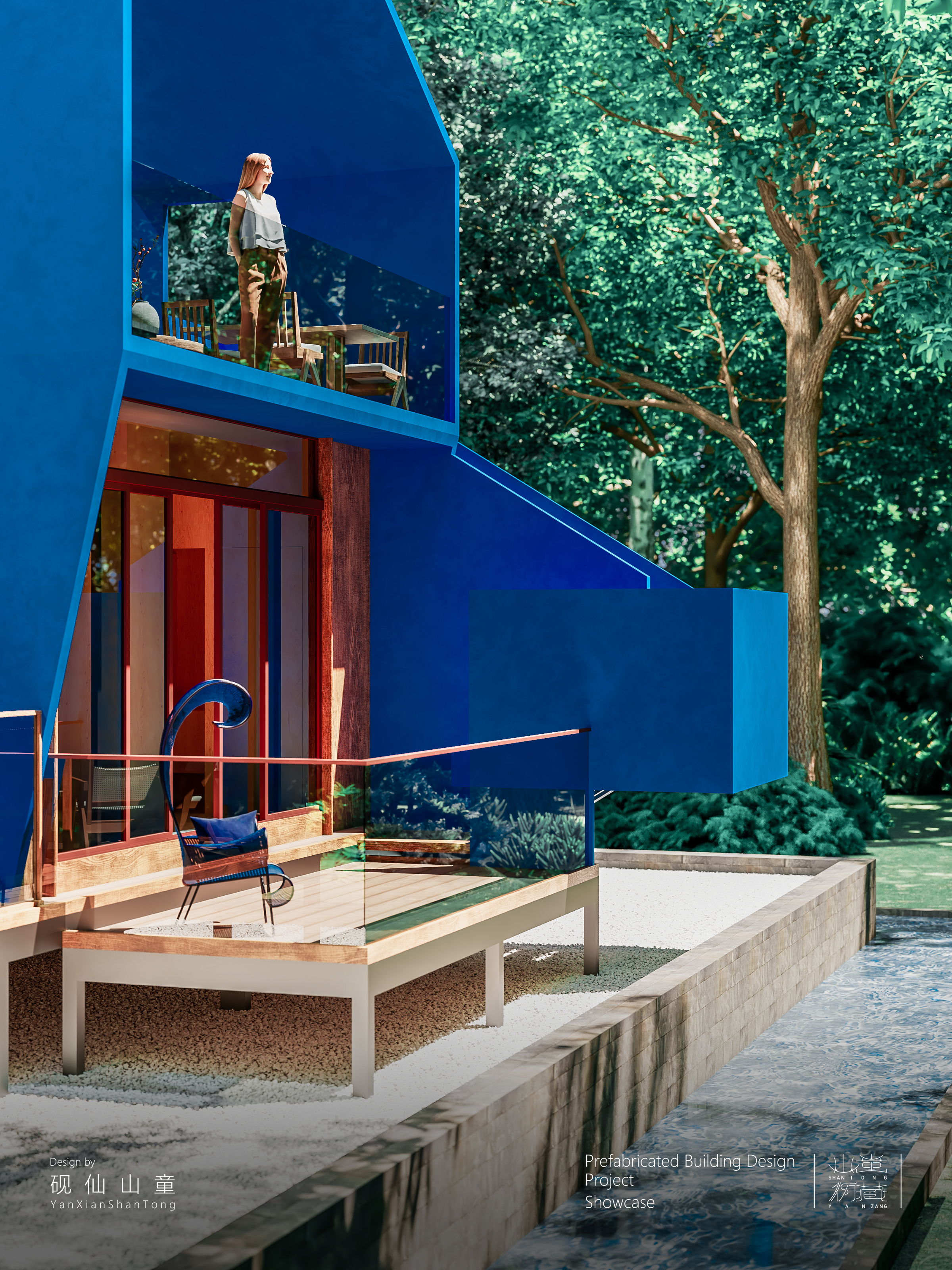 Prefabricated Building，Outdoor architecture，Outdoor house，environmental design，building design，space design ，Modular building，Home stay，