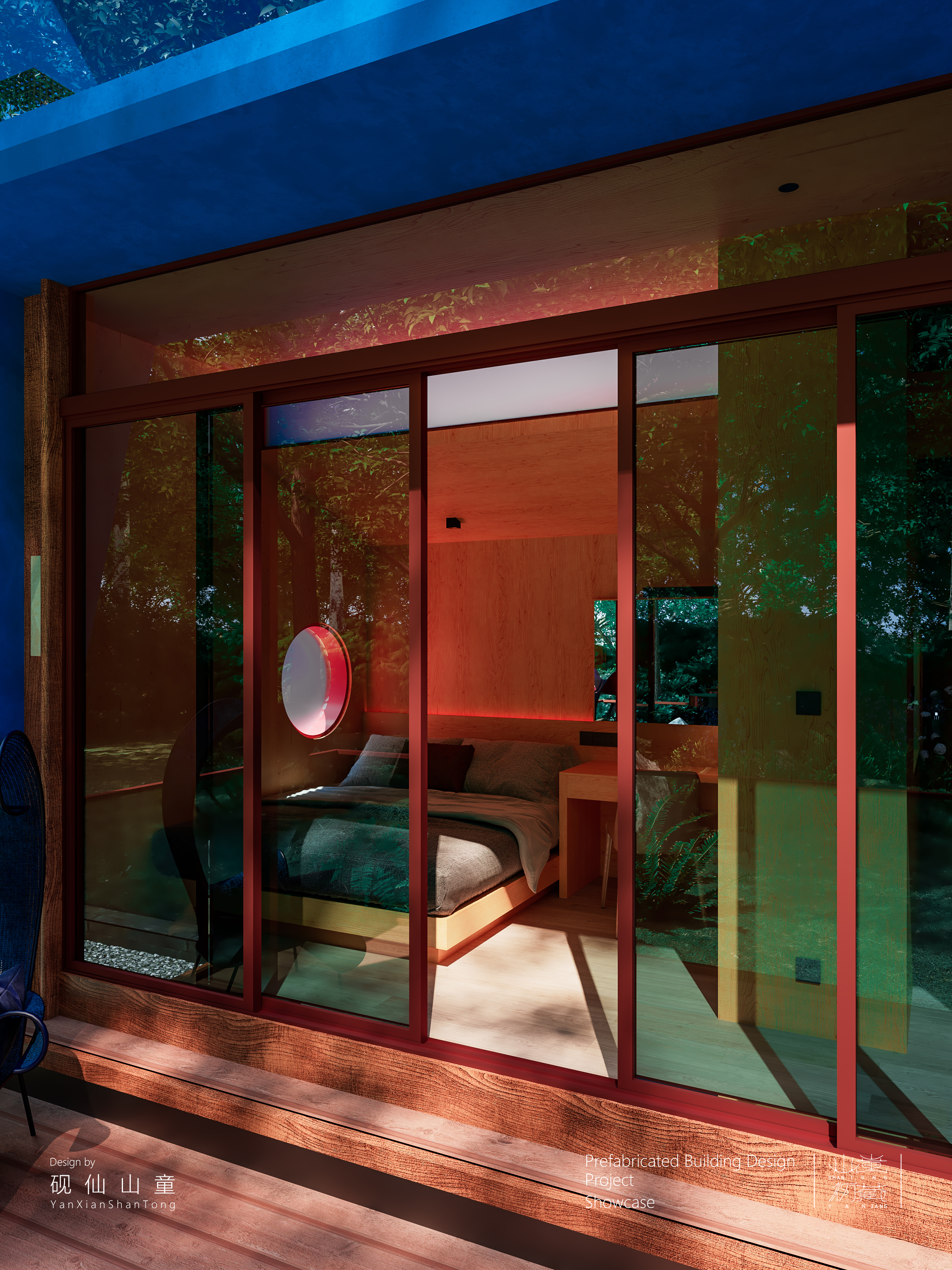 Prefabricated Building，Outdoor architecture，Outdoor house，environmental design，building design，space design ，Modular building，Home stay，