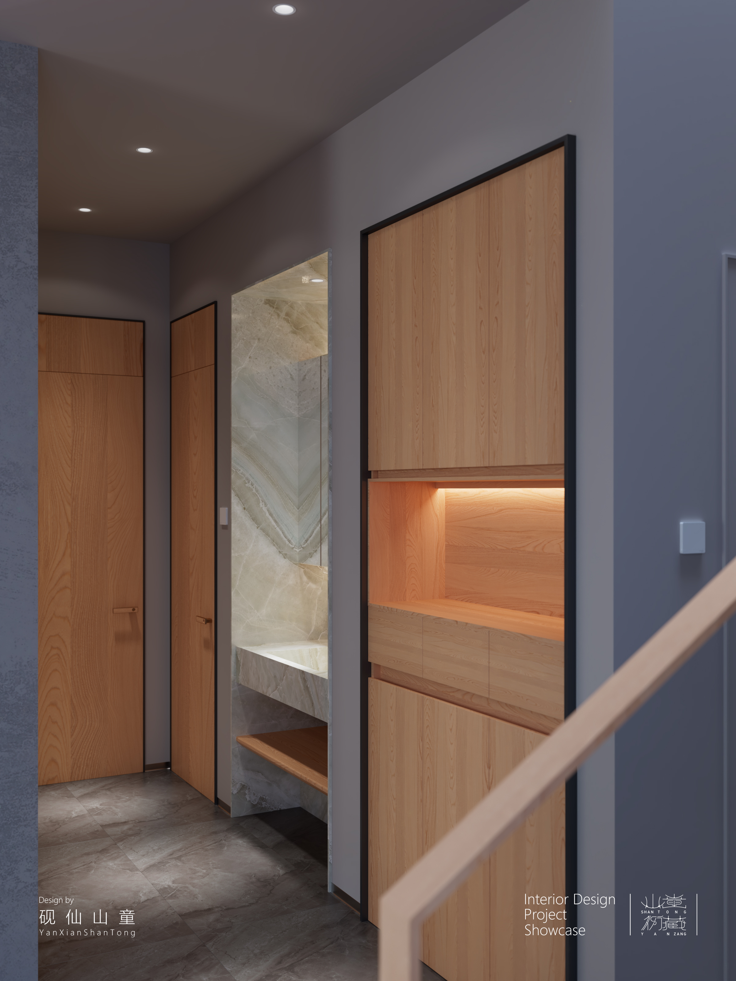 Self-built house，Rural self-built houses，Self-built house renovation，Interior design，design sketch，bedroom，a living room，garden，