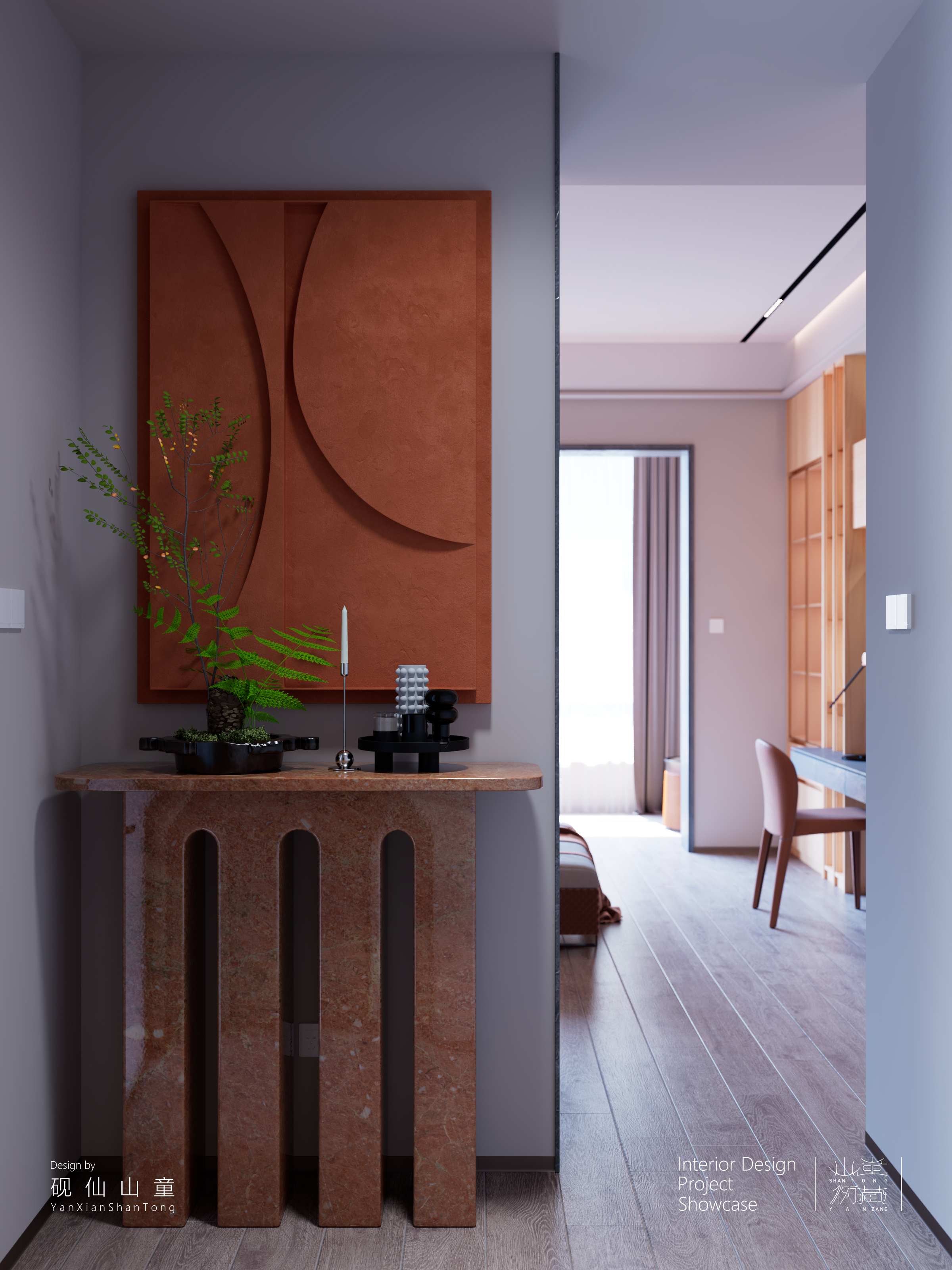 Self-built house，Rural self-built houses，Self-built house renovation，Interior design，design sketch，bedroom，a living room，garden，