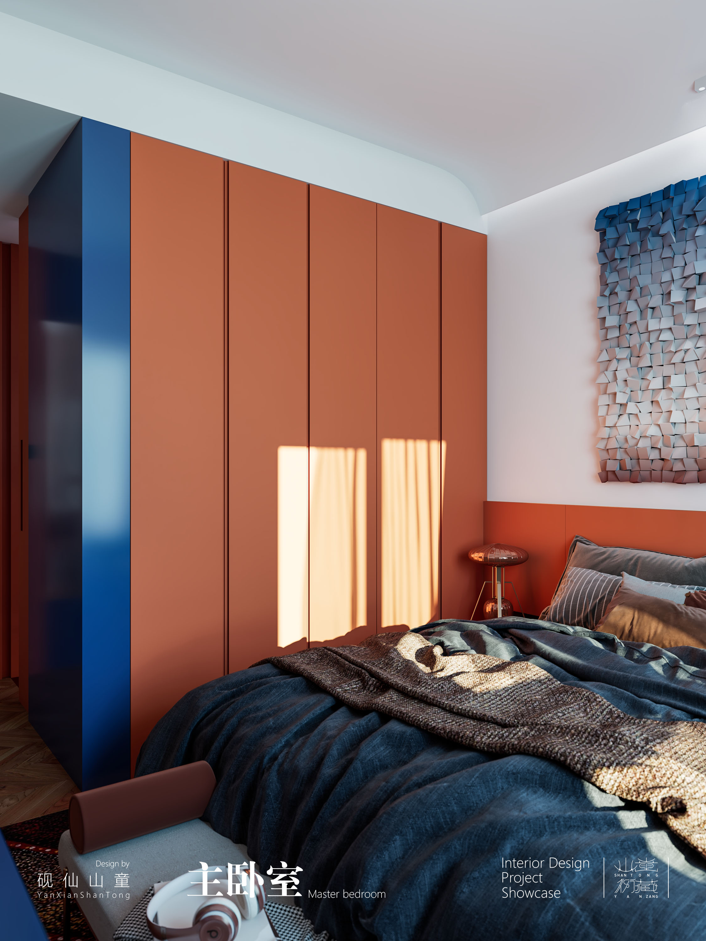 Interior design，bedroom，a living room，TOILET，Whole case design，Custom furniture，Soft turn design，Decoration design，